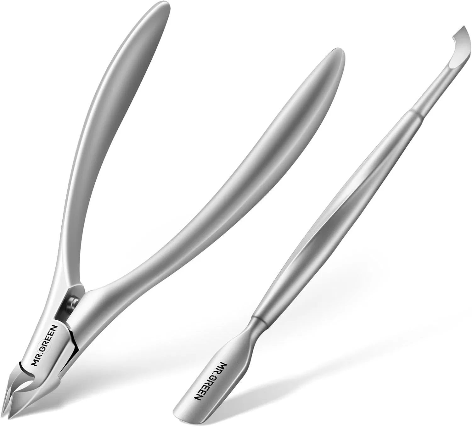 Кусачки для кутикулы MR.GREEN с интегрированной пружиной Mr.Green, Cuticle Nipper + Manicure Pusher