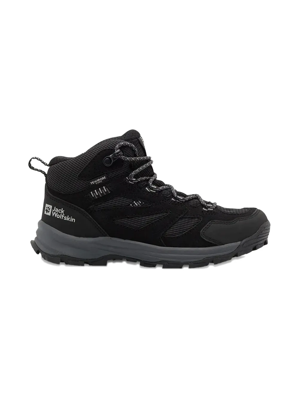 Ботинки на шнуровке Vojo Tour Texapore Mid Jack Wolfskin, черный — фото 2