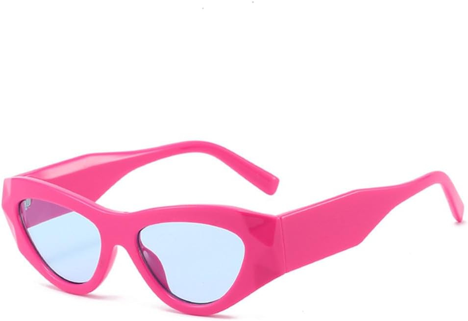 

Солнцезащитные очки «кошачий глаз» для женщин, градиентные, с защитой от УФ-излучения UV400, для мужчин, для занятий спортом на открытом воздухе, бега и езды на велосипеде generic, Rose Pink Blue