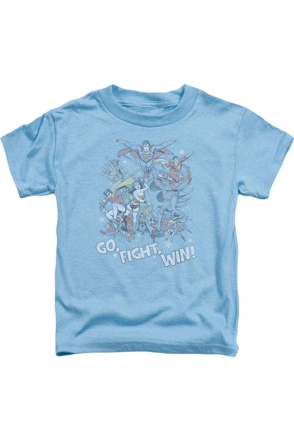 

Футболка с коротким рукавом для детей "Лига справедливости Америки: Борись и побеждай" Gildan, синий