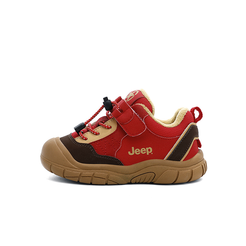 

Explorer 20 Slip Resistant Abrasion Resistant низкие повседневные кроссовки для детей Jeep, china красный/milk tea коричневый[thin cotton]