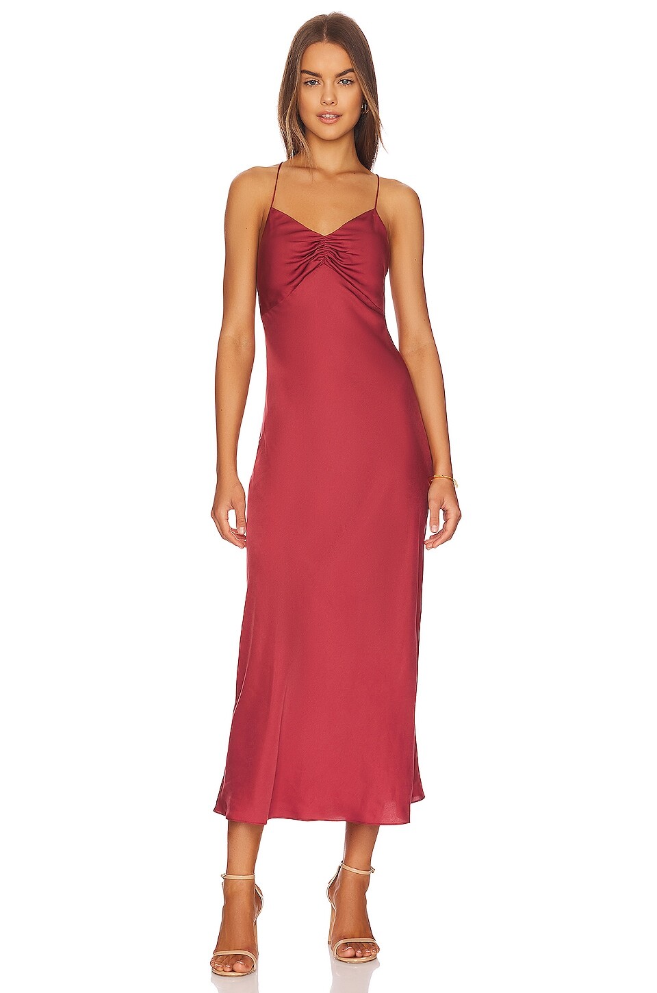 

Платье Favorite Daughter Envy Slip, цвет Merlot
