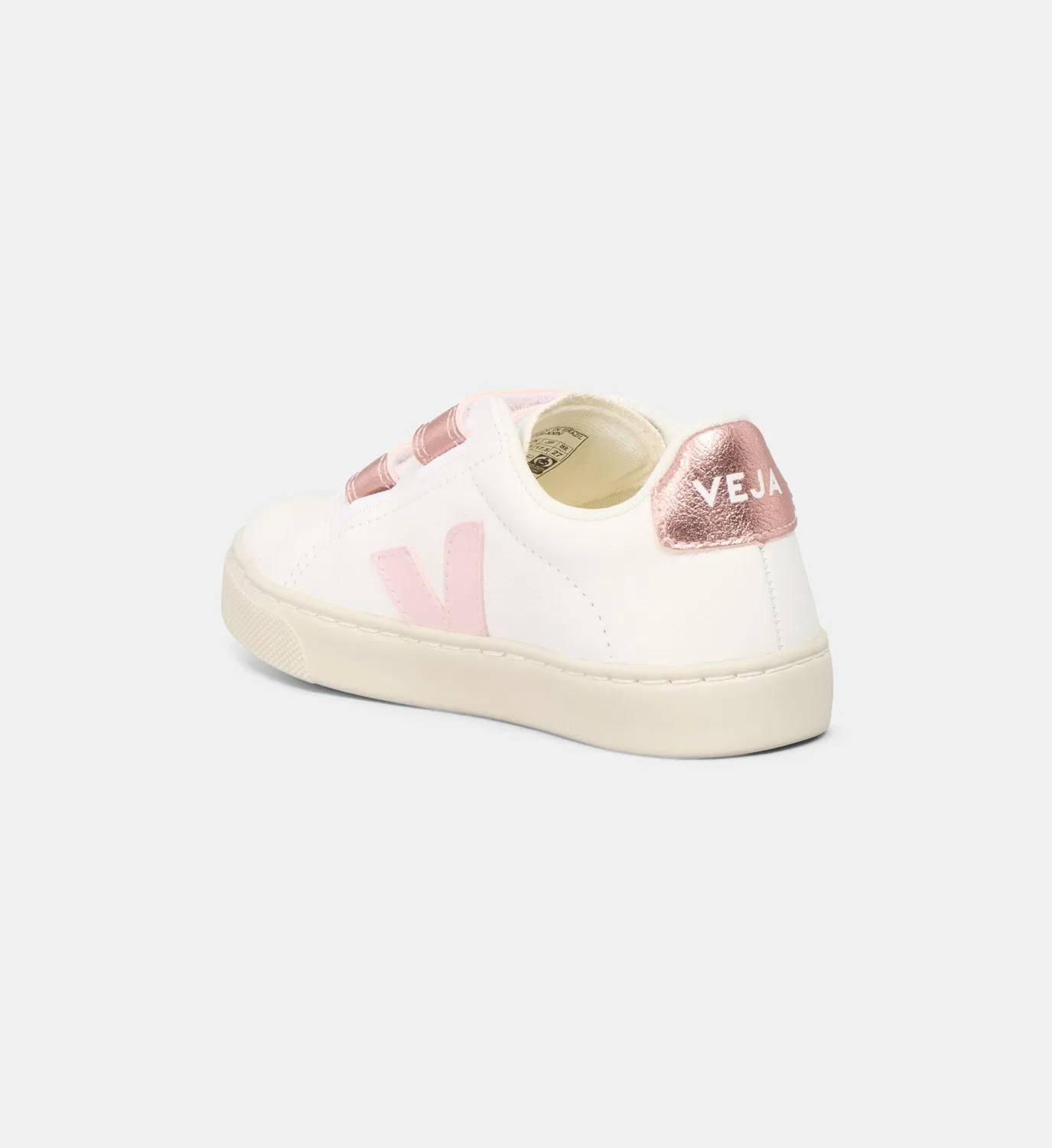 Низкие кеды Small Esplar из смешанной кожи VEJA, белый — фото 3