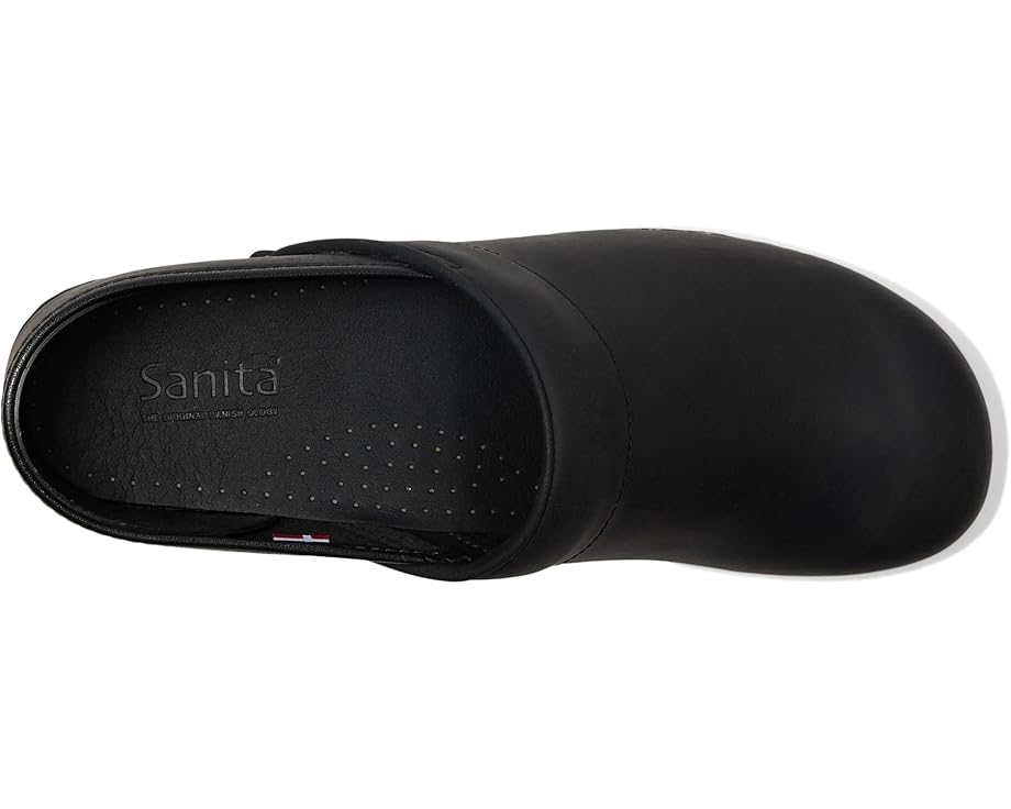 Мужские клоги Sanita Professional Oiled Nubuck, Black — фото 2