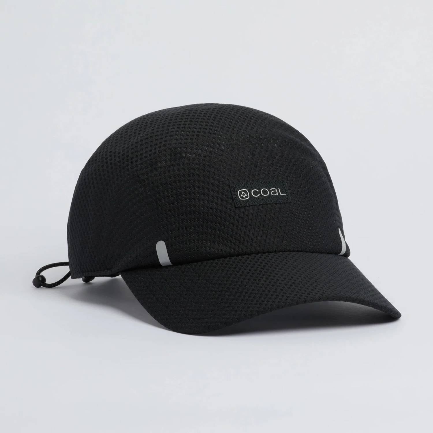 

Спортивная кепка Tempo Seamless Mesh унисекс черного цвета Coal Headwear