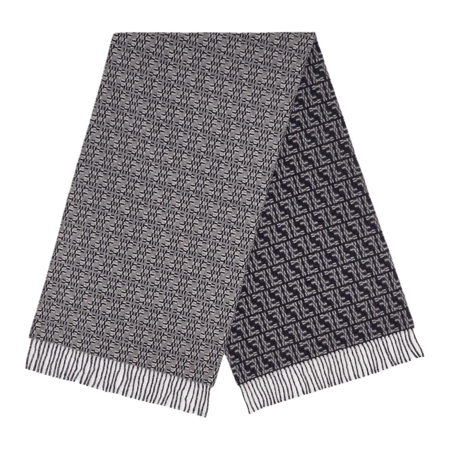 

FENDI Фф жаккардовый шарф, Gray