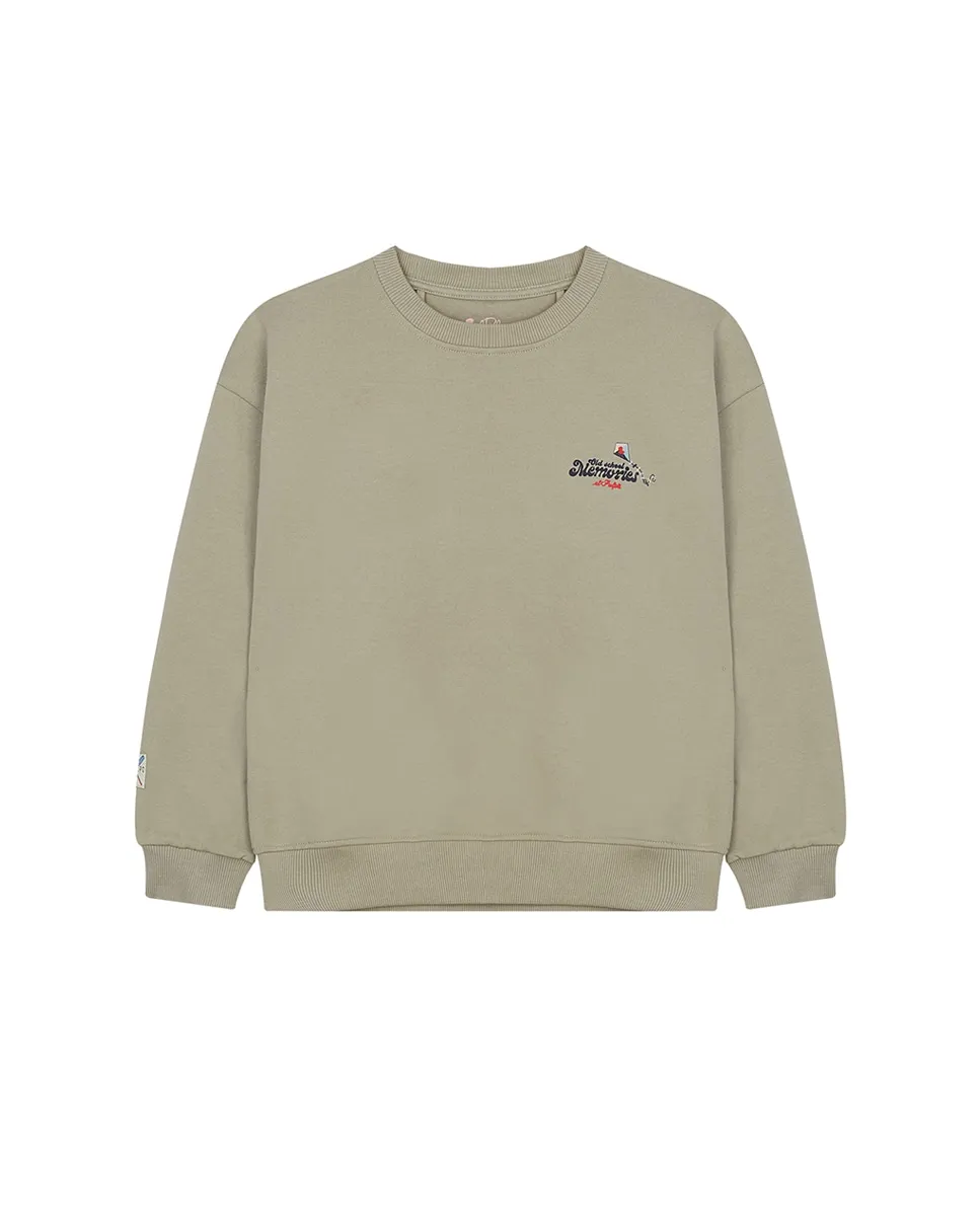 

Детская фантазийная толстовка, круглый вырез El Pulpo, военный зеленый