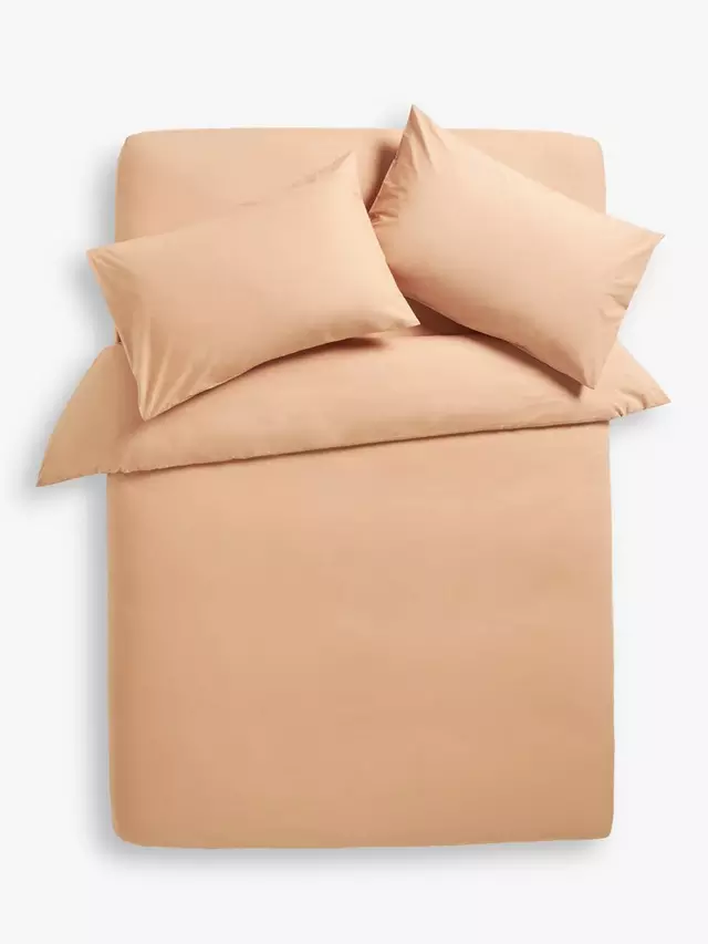 

Постельное белье John Lewis Easy Care Organic Cotton 200 Thread Count, цвет terracotta