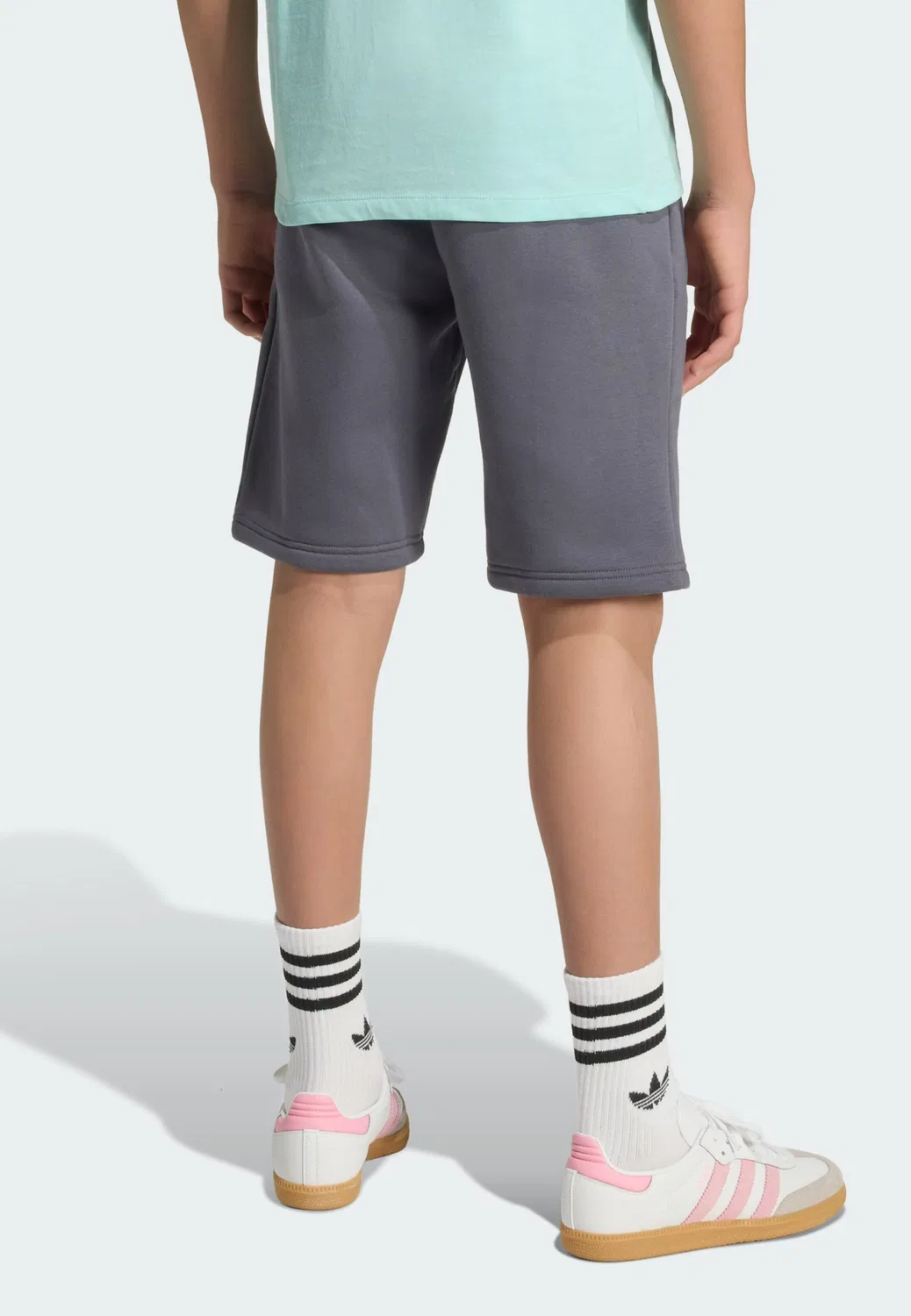 Спортивные шорты Adidas Originals Regular Workout Pants Messi серого цвета — фото 4