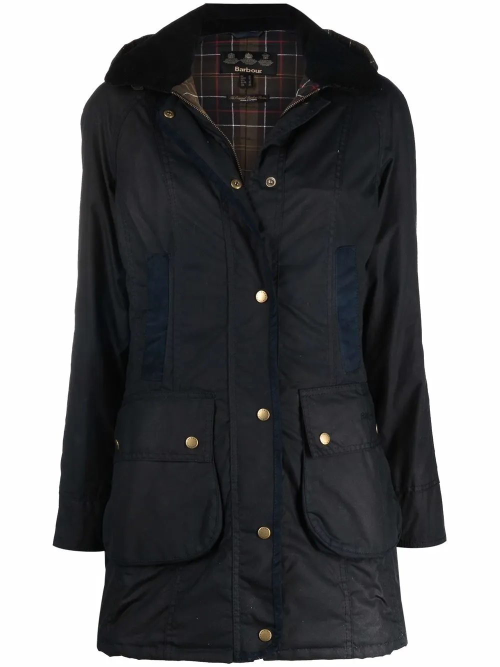 

Парка с капюшоном Barbour, синий