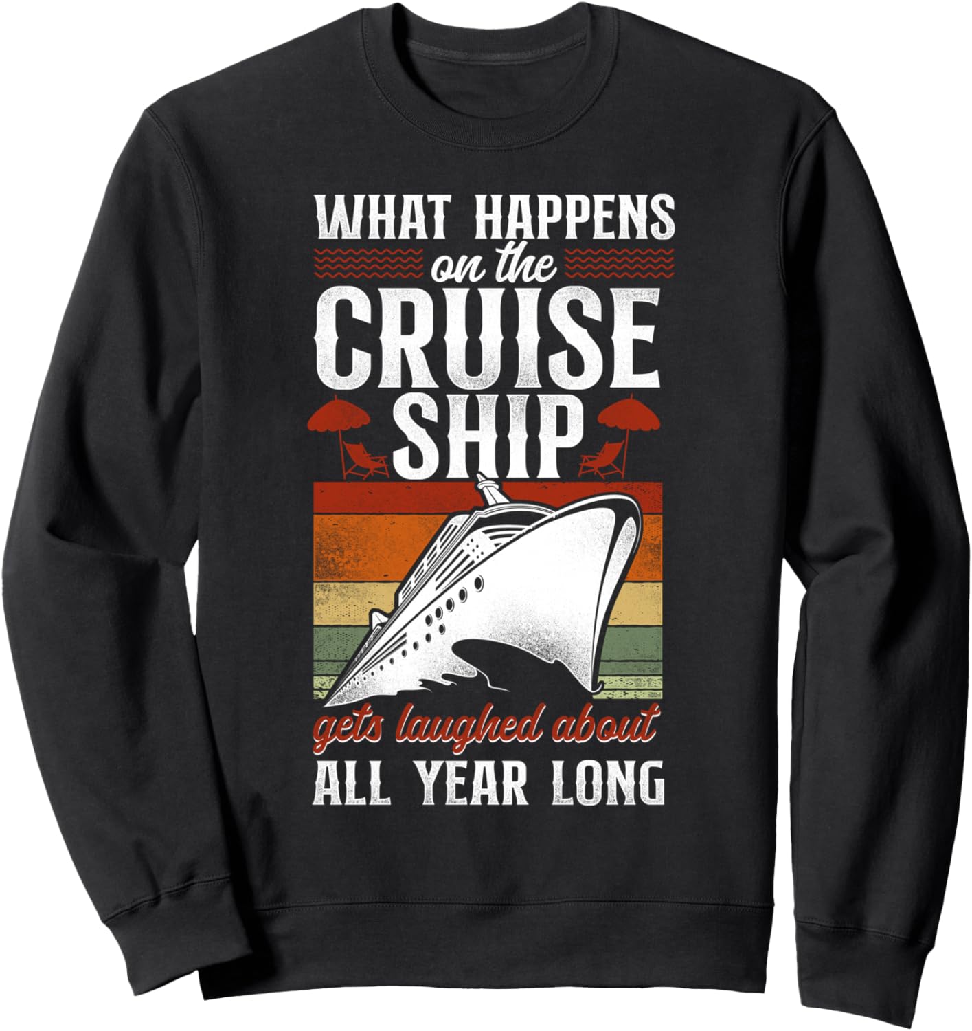 

Винтажная толстовка с надписью «Что происходит в круизе» для отдыха на круизном лайнере Cruise Trip Friends Buddies Vacation Cruising Hd0, черный