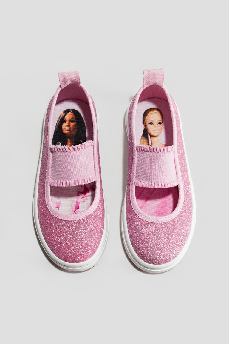 

Кроссовки ballerina с принтом H&M, розовый