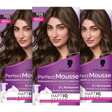 

Пенка Perfect Mousse Цвет 5-0/500 Средне-коричневый Уровень 3 5,0/500 Средне-коричневый
