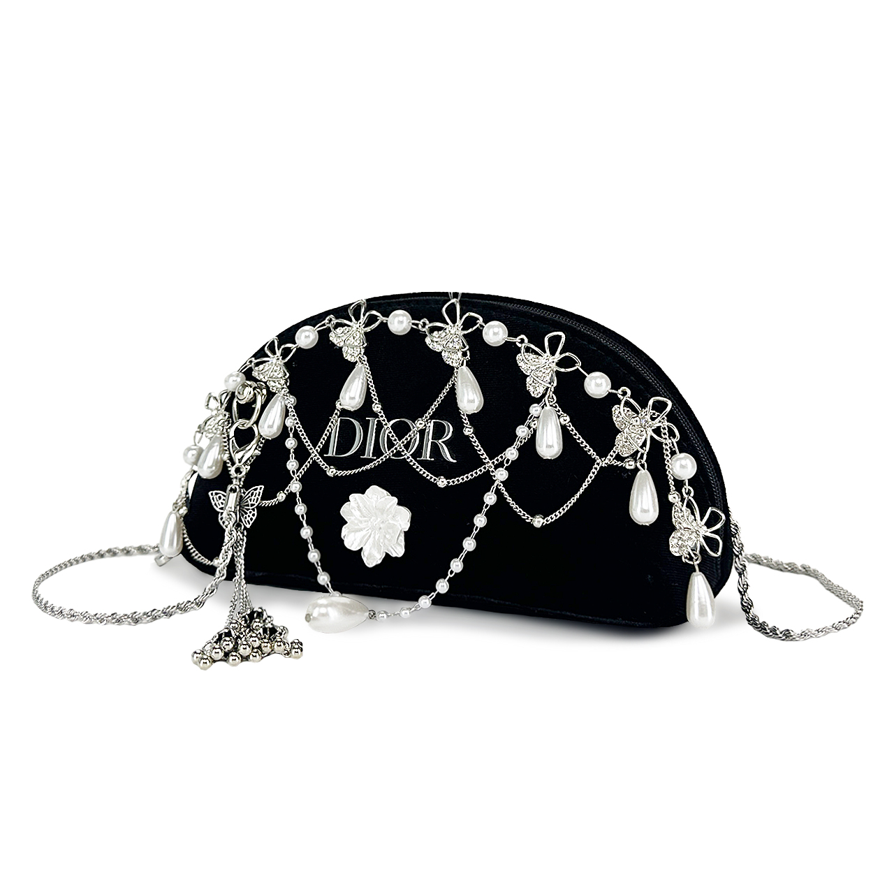 Косметичка Unisex DIOR, черный velvet-exclusive brand supply — фото 3