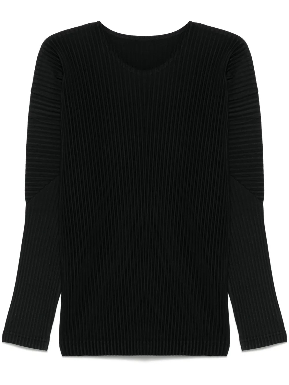 

Плиссированная футболка Homme Plissé Issey Miyake, черный