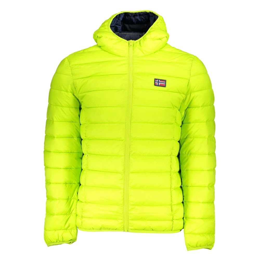 

Шикарная зеленая куртка из полиамида с капюшоном Geographical Norway