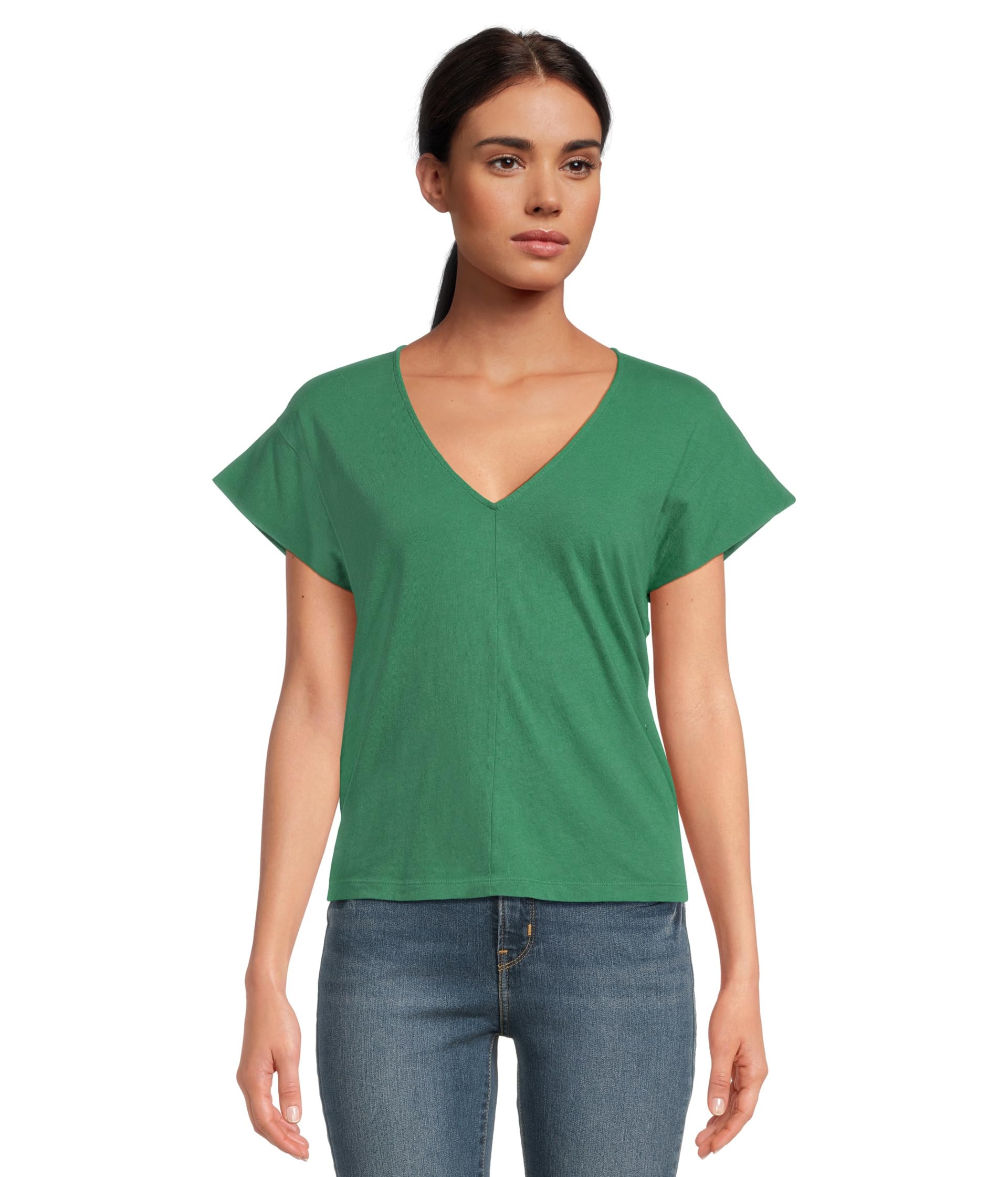 

Футболка Michael Stars Tobi V-Neck Tee, Palm