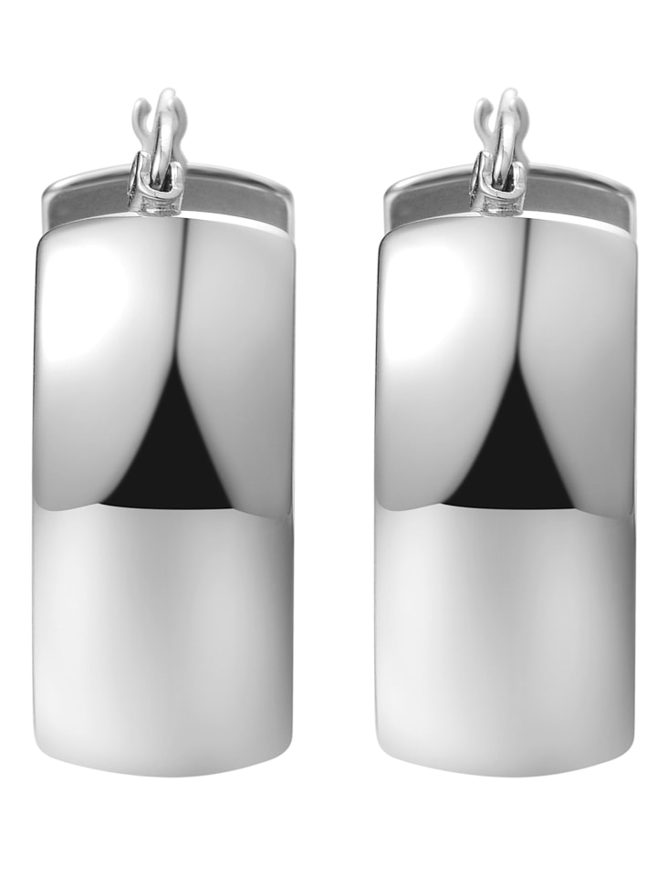 

Adeliás Женские серьги - Серьги-кольца из нержавеющей стали серебристого цвета