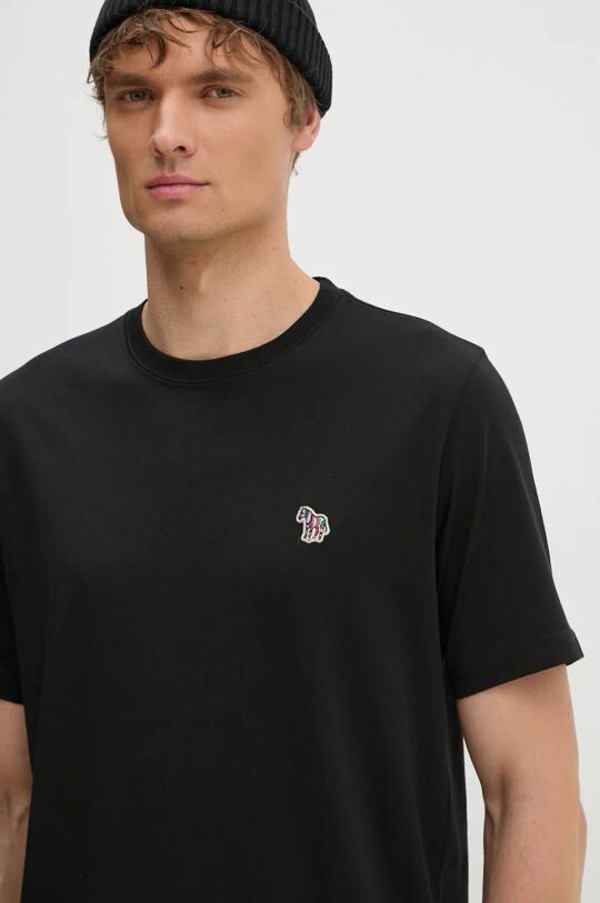 

Хлопковая футболка PS Paul Smith, черный