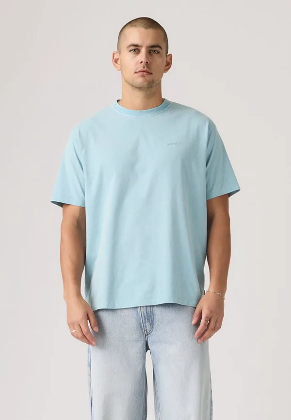 Винтажная базовая футболка Levi'S, Garment Dye Forget-Me-Not — фото 2