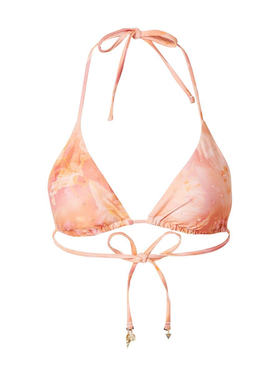 

Треугольный бикини-топ GUESS, Orange/Dark orange