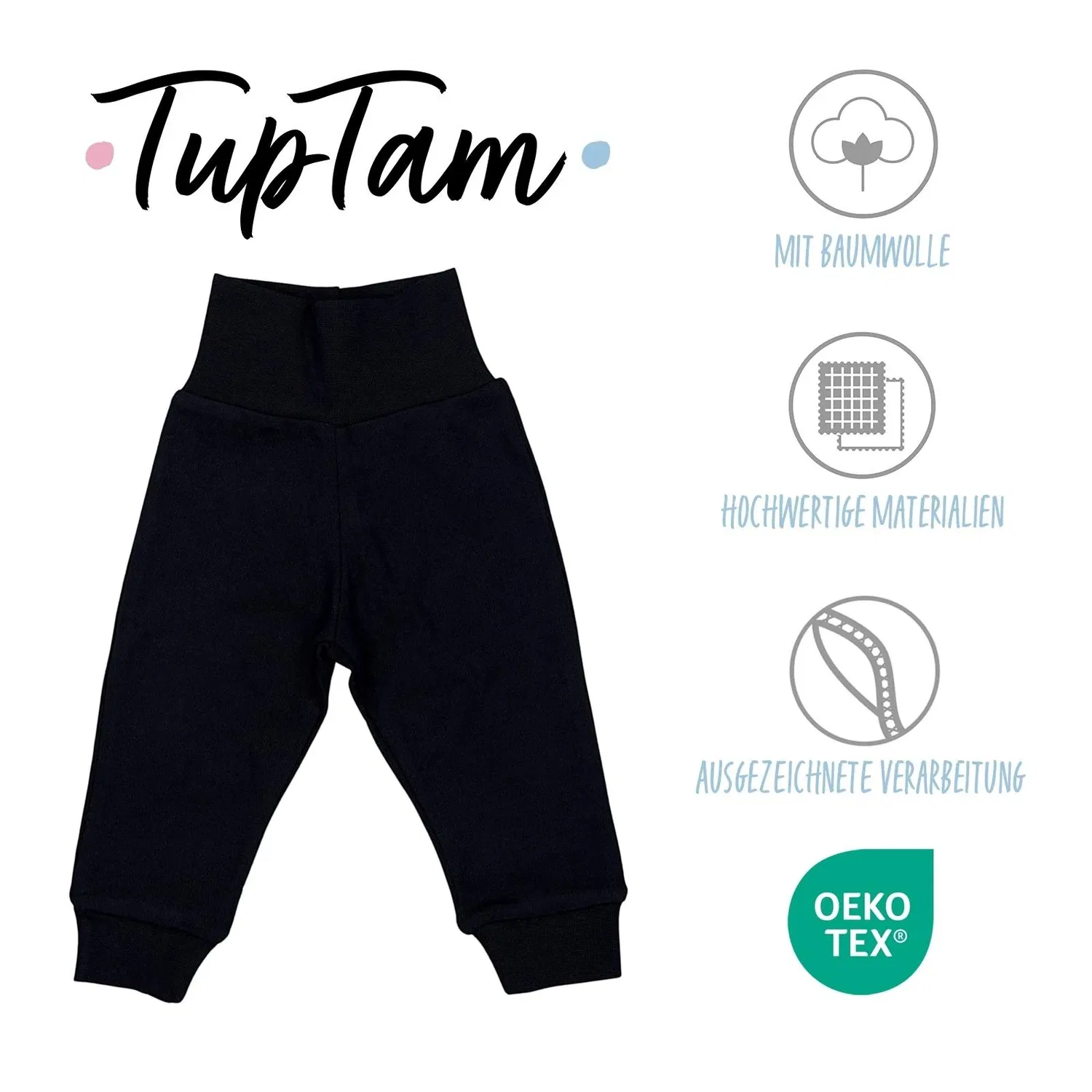 Спортивные штаны 3er Pack TupTam, черный/серый — фото 2