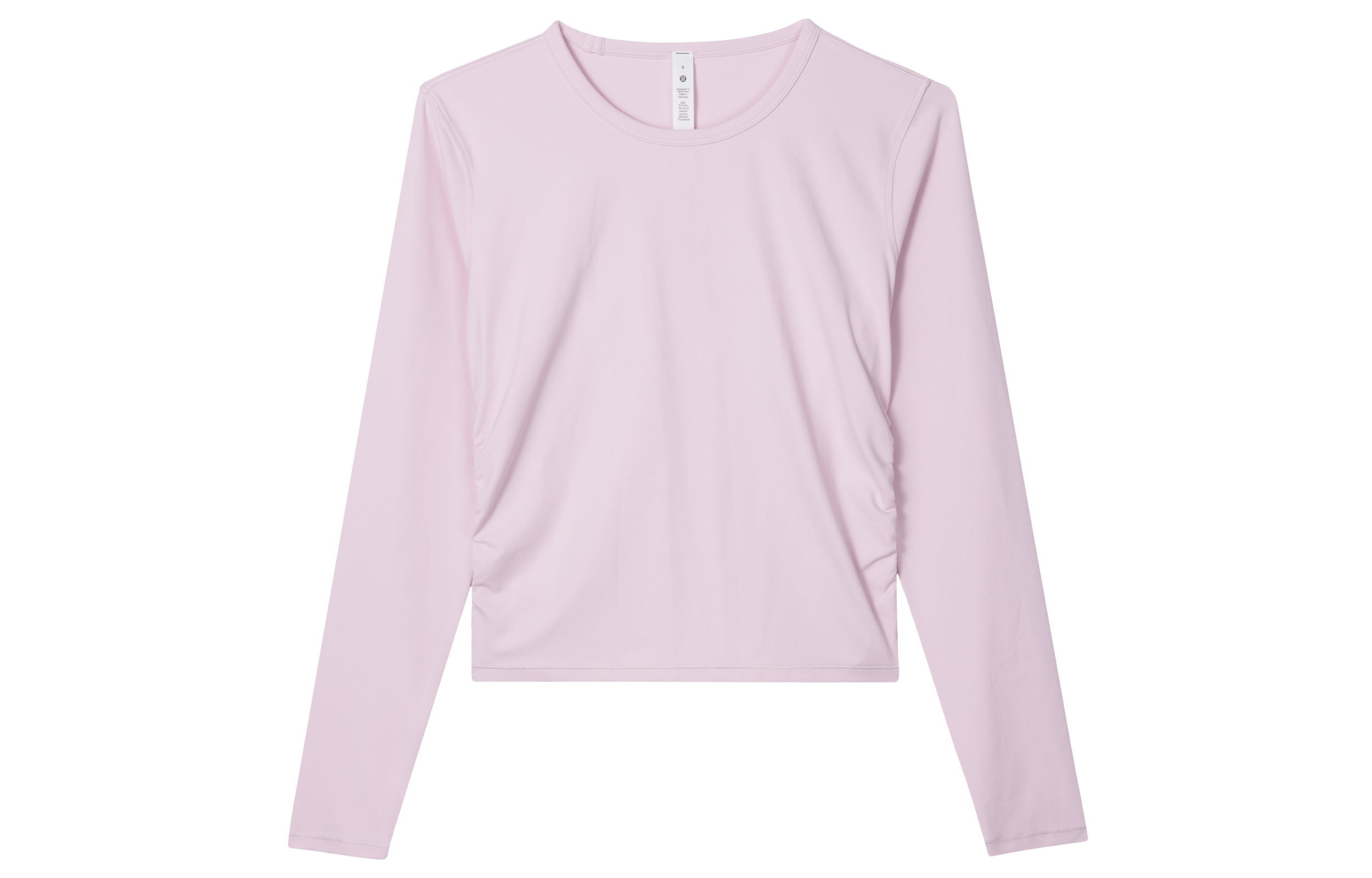 

Футболка-кроп Lululemon, нежно-розовая