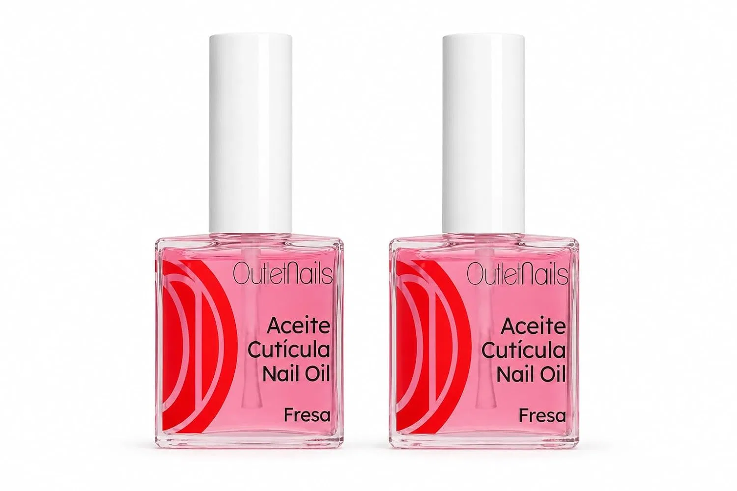 Набор из 2 масел для ногтей и кутикулы с ароматом клубники от Outlet Nails On Outlet Nails