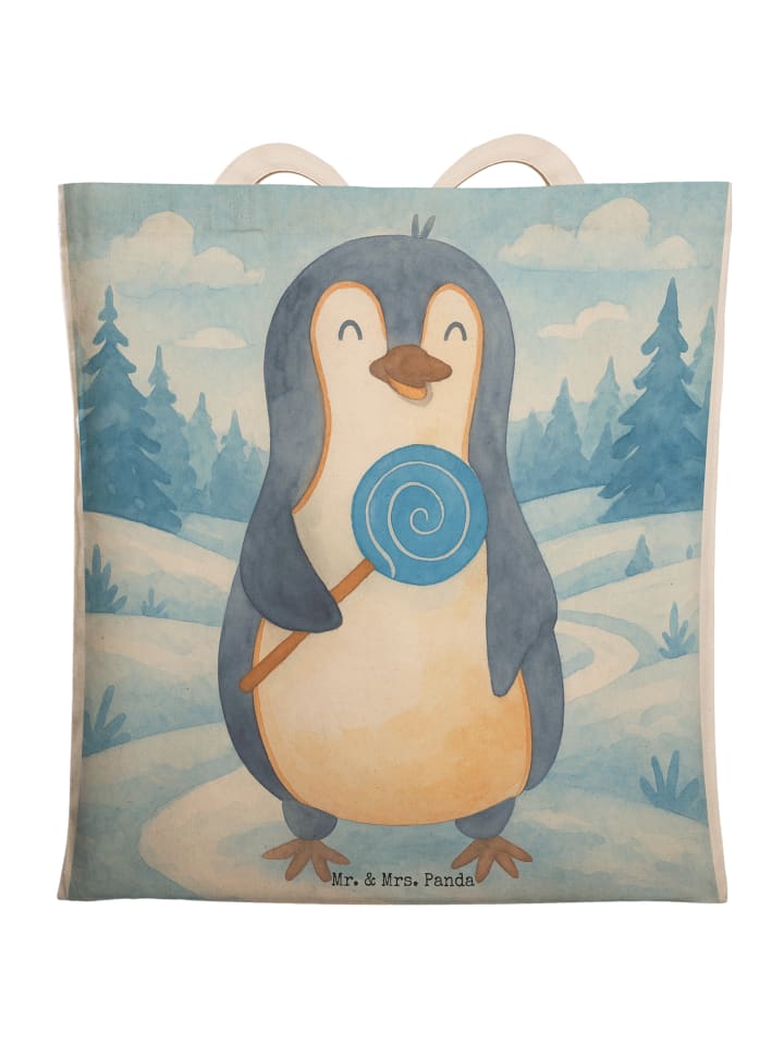 

Mr. & Mrs. Panda Дизайн конфеты Shopper Penguin Lolli без слогана, белого цвета