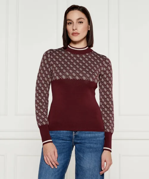 

Свитер Slim fit Guess Jeans, красный