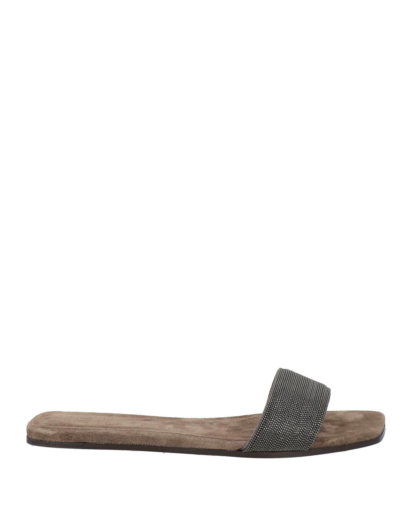 Сандалии Brunello Cucinelli, свинцовый