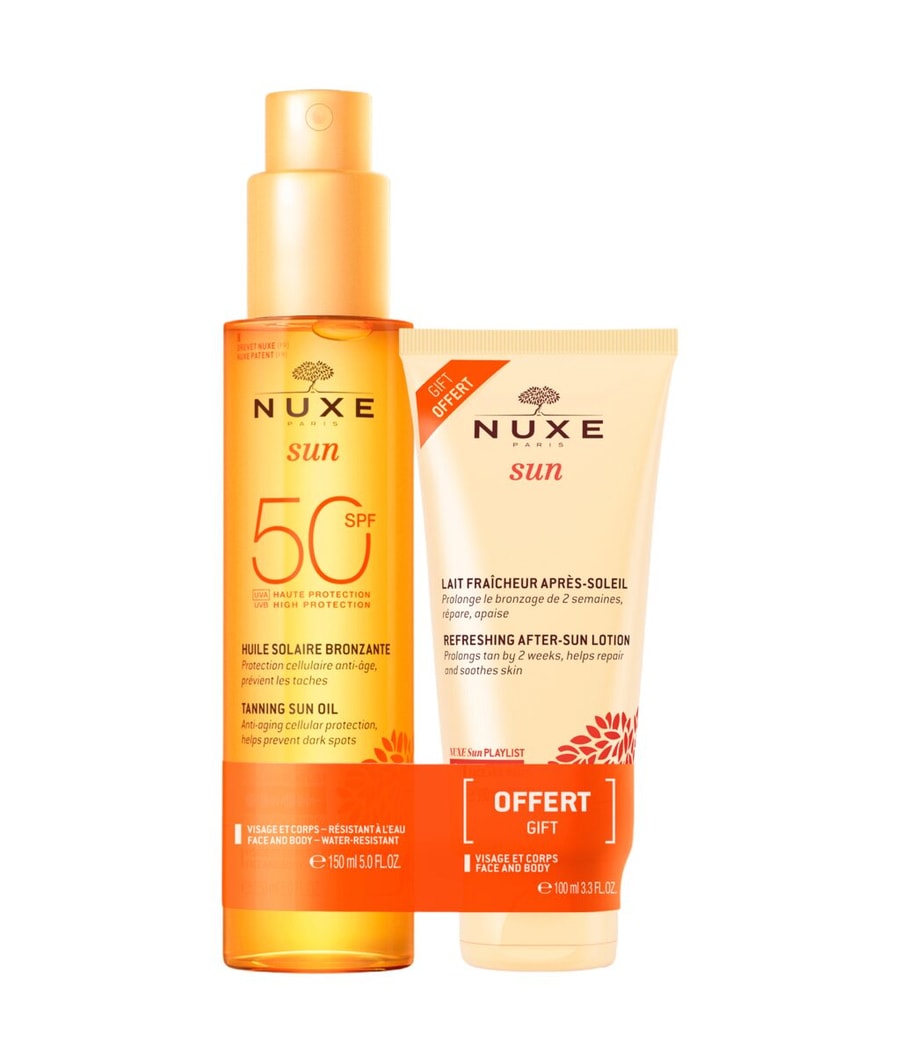 

Набор для ухода за телом NUXE Sun Sonnenöl LSF 50 + After-Sun-Milch Set, 1 шт.