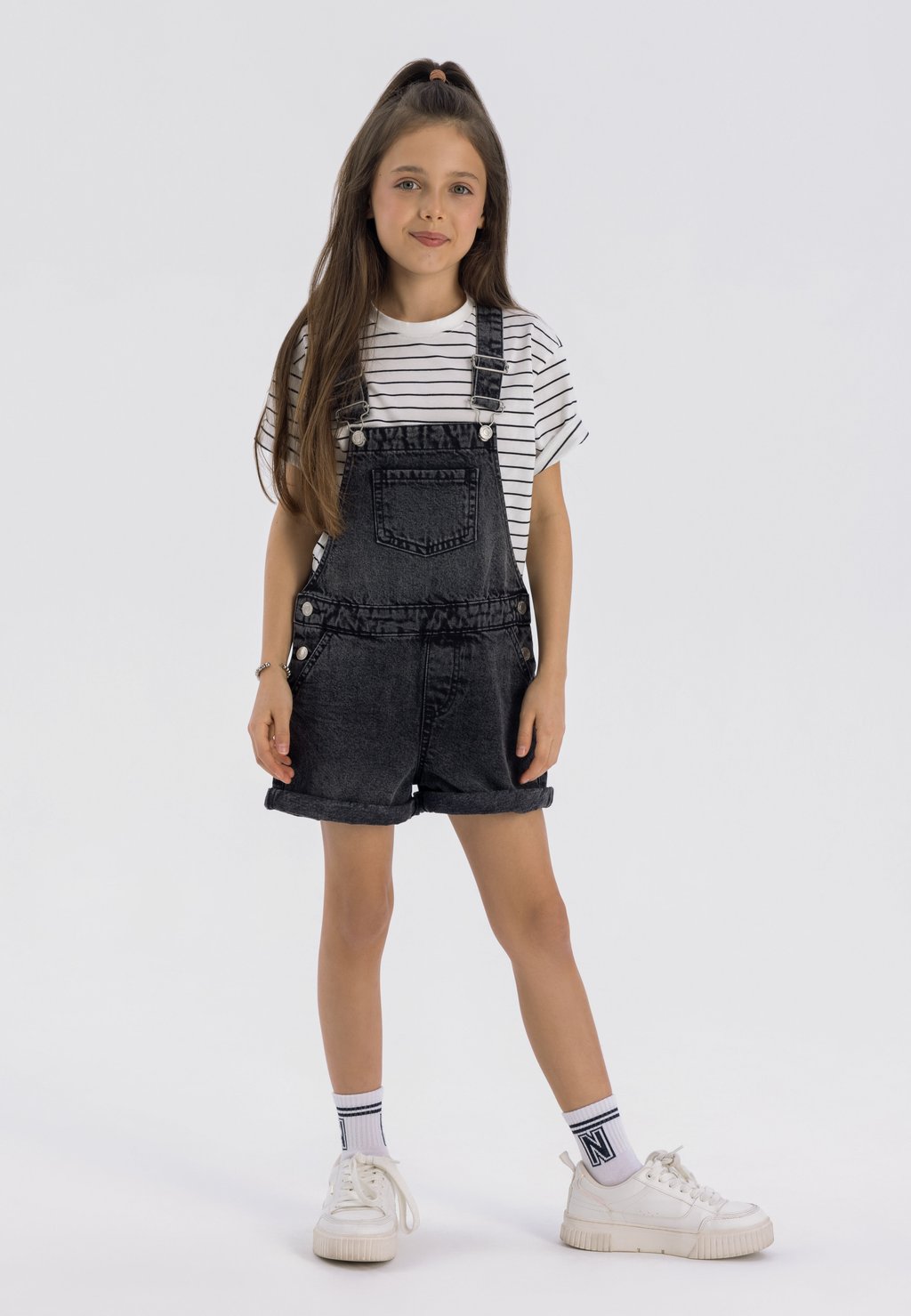 

Комбинезон SHORT OVERALLS MINOTI, цвет Black Denim