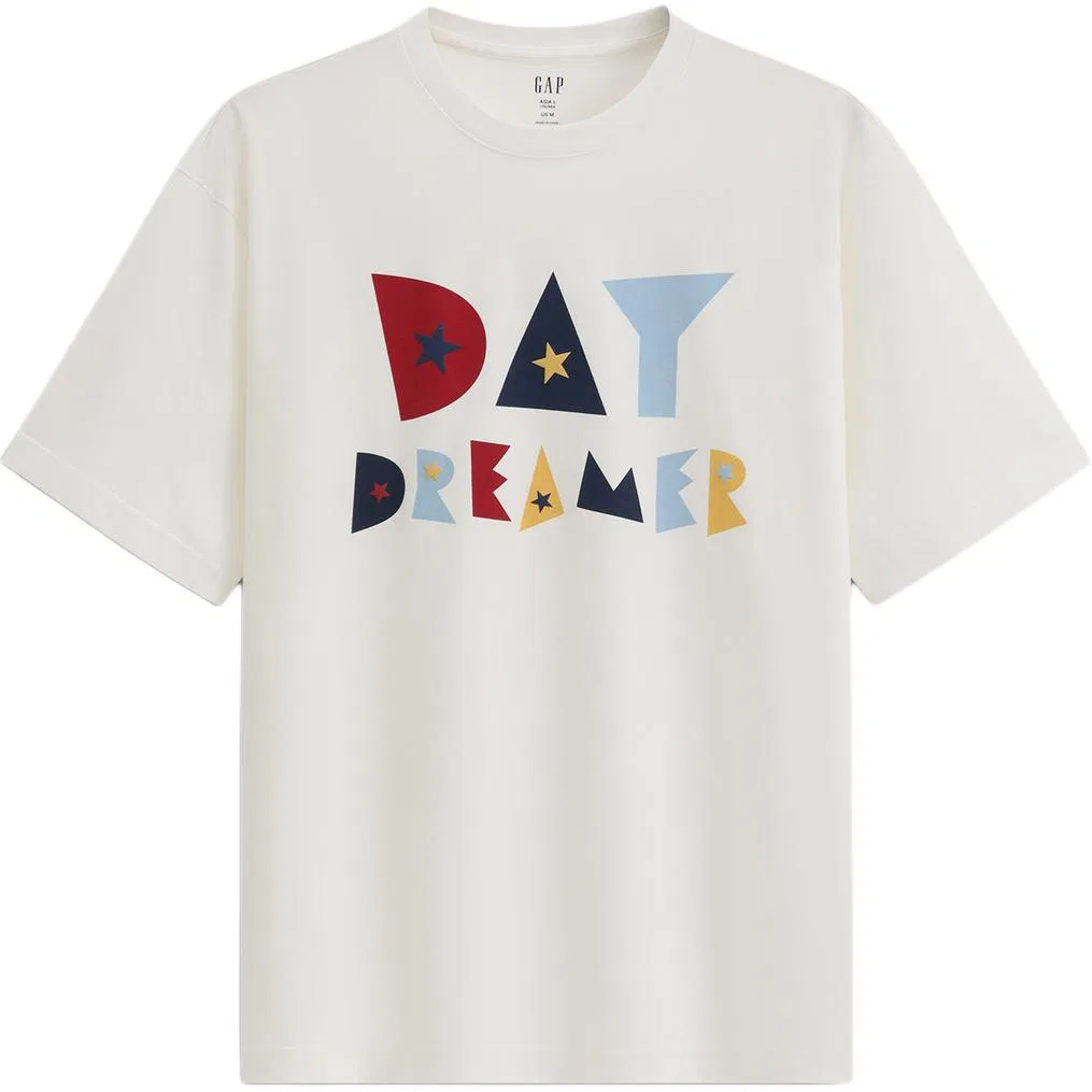 Футболка унисекс crew neck GAP, White
