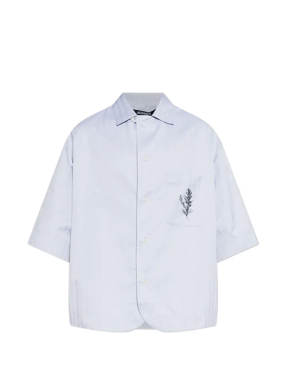 Стражаная рубашка Jacquemus, синий