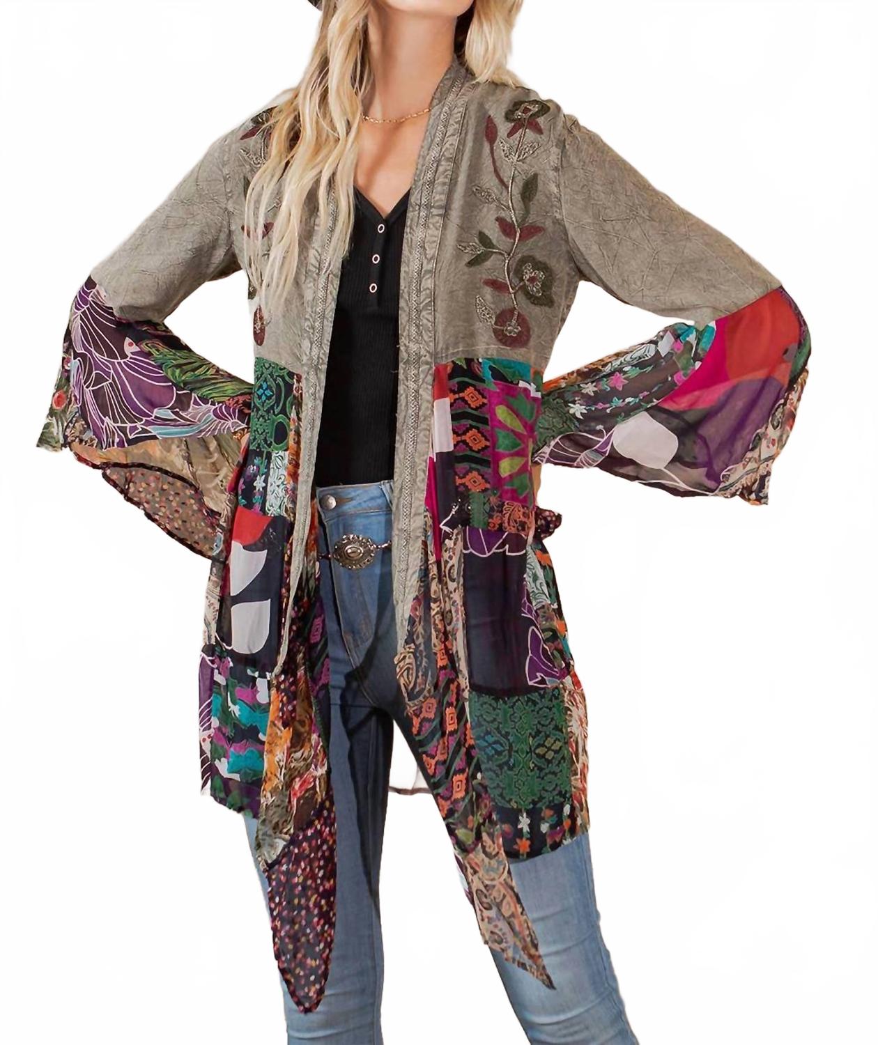 

Кимоно Bohemian Rhapsody в разноцветном стиле Young Threads, мультиколор