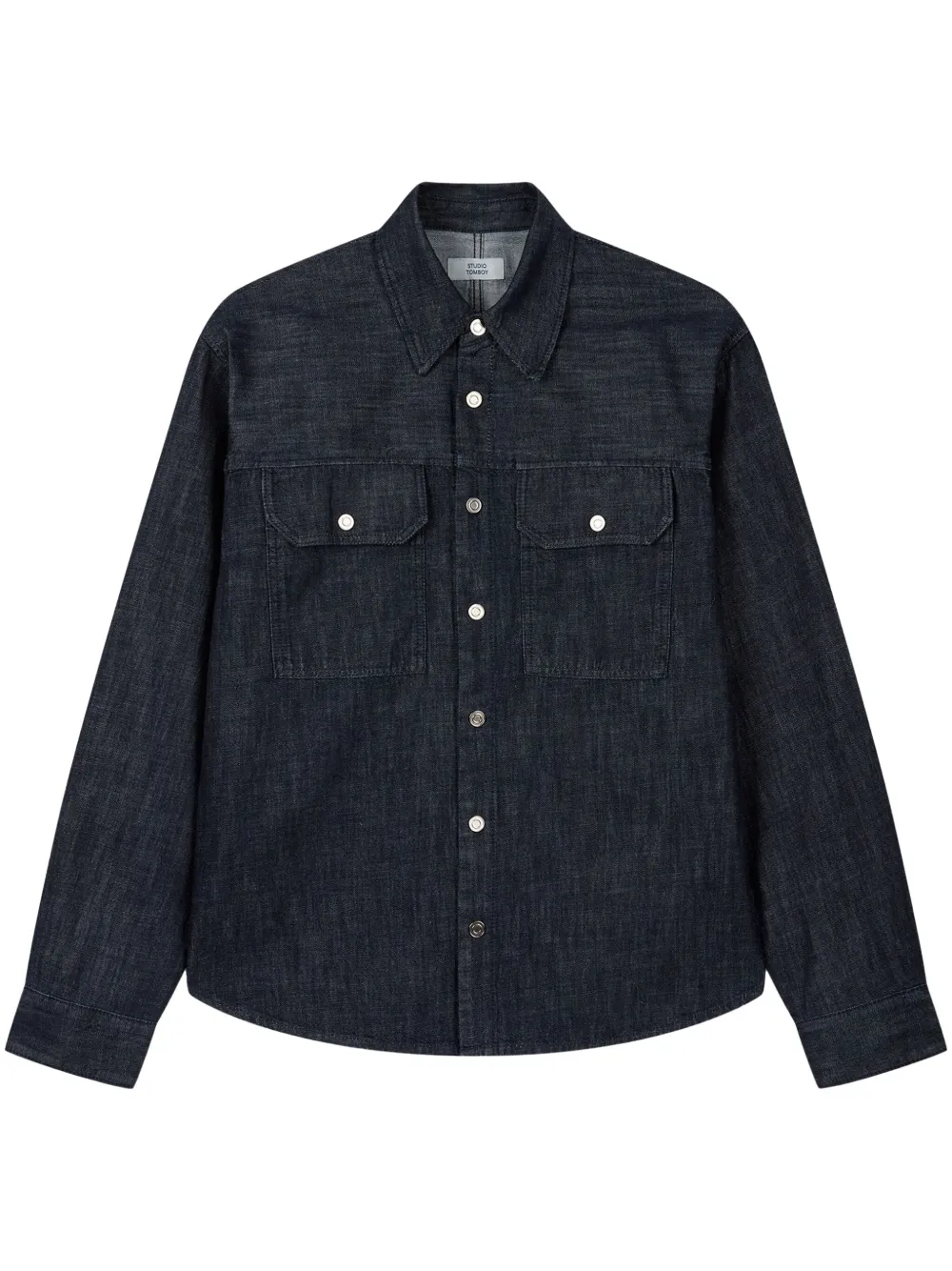 

Джинсовая рубашка с карманами STUDIO TOMBOY, синий