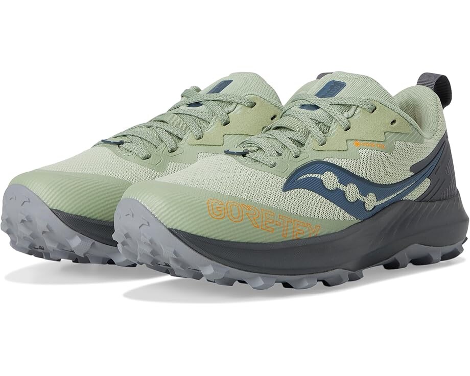 

Кроссовки Saucony Peregrine 14 GTX, цвет Sage/Carbon