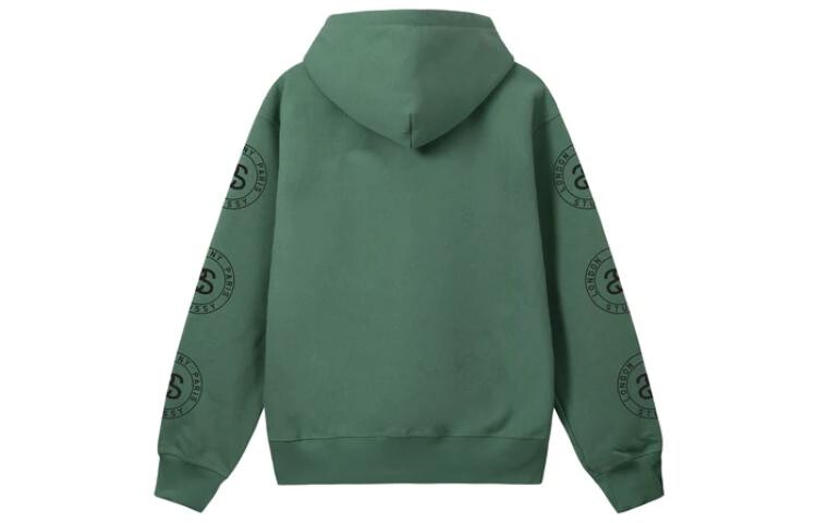 Мужские худи и свитшоты Stussy, Зеленый — фото 4