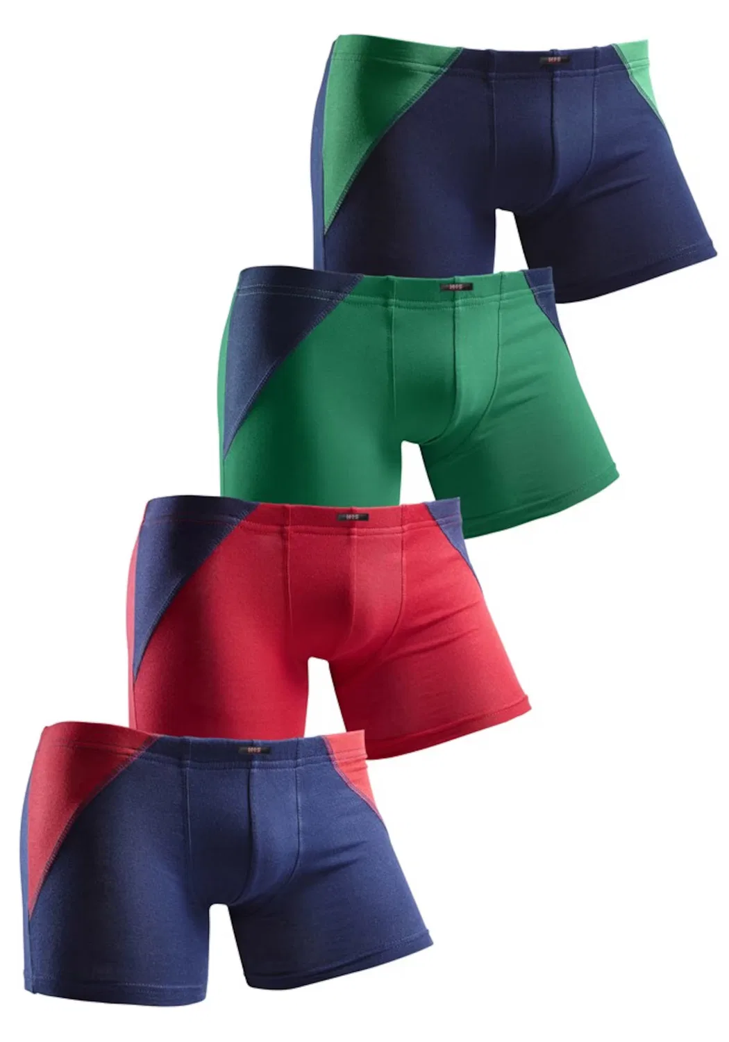 Трусы H.I.S, Navy/Green/Ruby Red