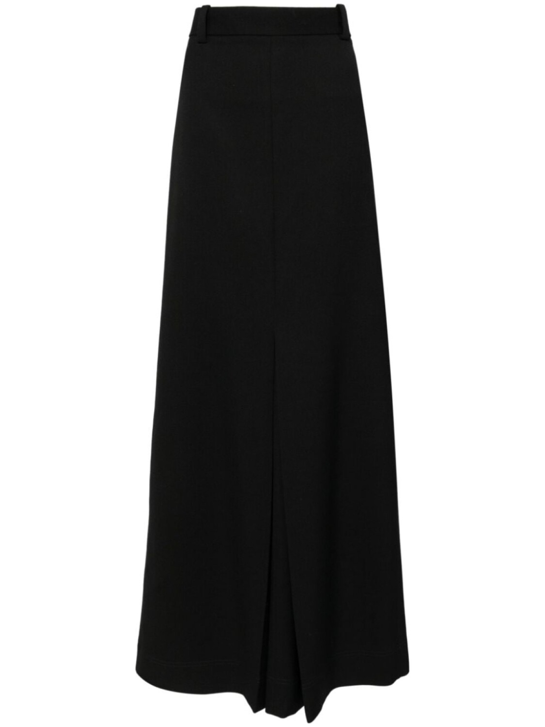 

Victoria Beckham юбка макси со складками, черный