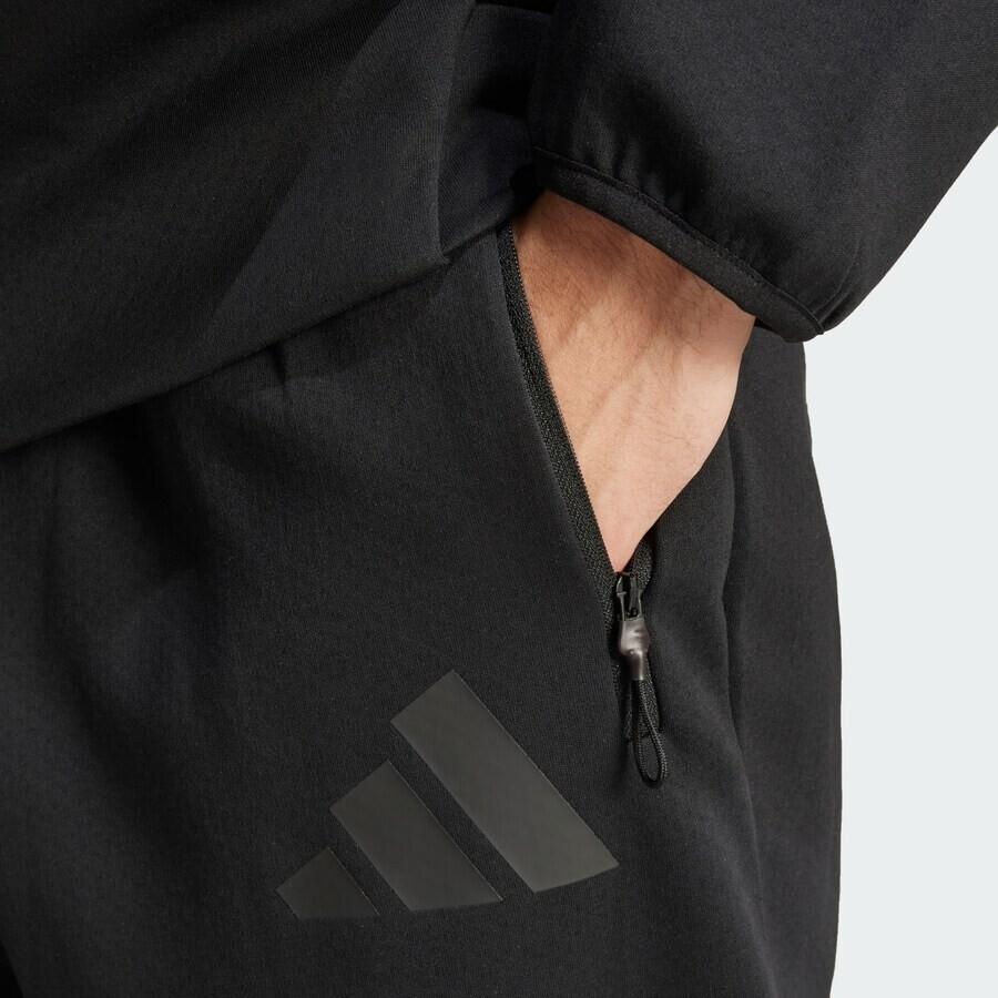 Длинные брюки ADIDAS SPORTSWEAR Loose fit Workout Pants Z.N.E., черный — фото 3
