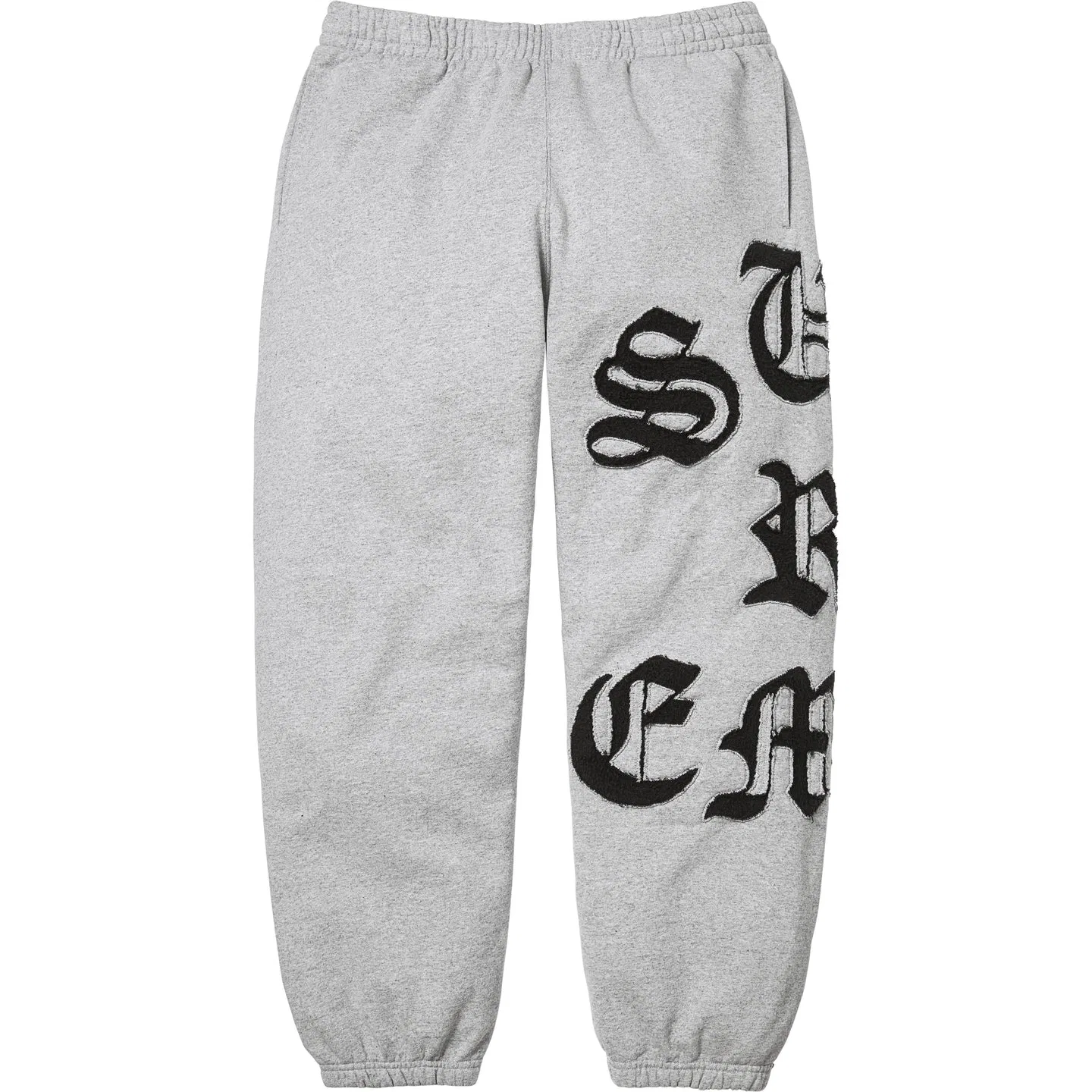 Брюки спортивные трикотажные утепленные SS26 WEEK3 Cut Out Sweatpant, унисекс Supreme, Gray/Grey