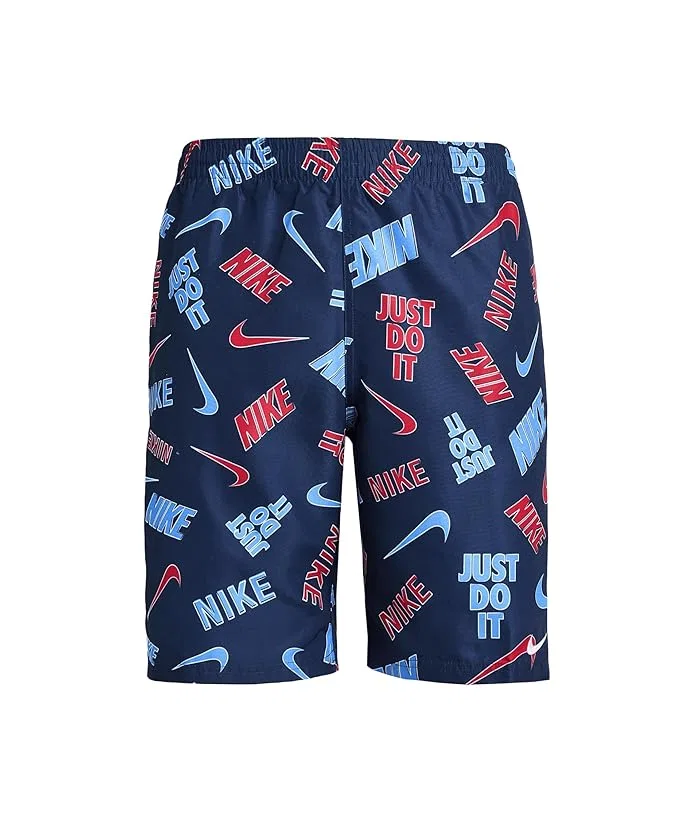 Плавки Nike Kids Airbrush All Over Print 7" Brief Lined Volley, Blue/Red