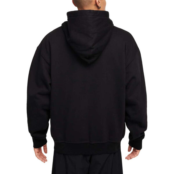 Куртка solo swoosh thermal full-zip hoodie 'black white' Nike, черный — фото 2