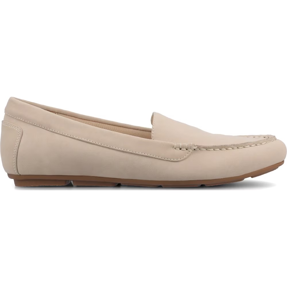 Женские мокасины oreta driving loafer Journee, бежевый — фото 2