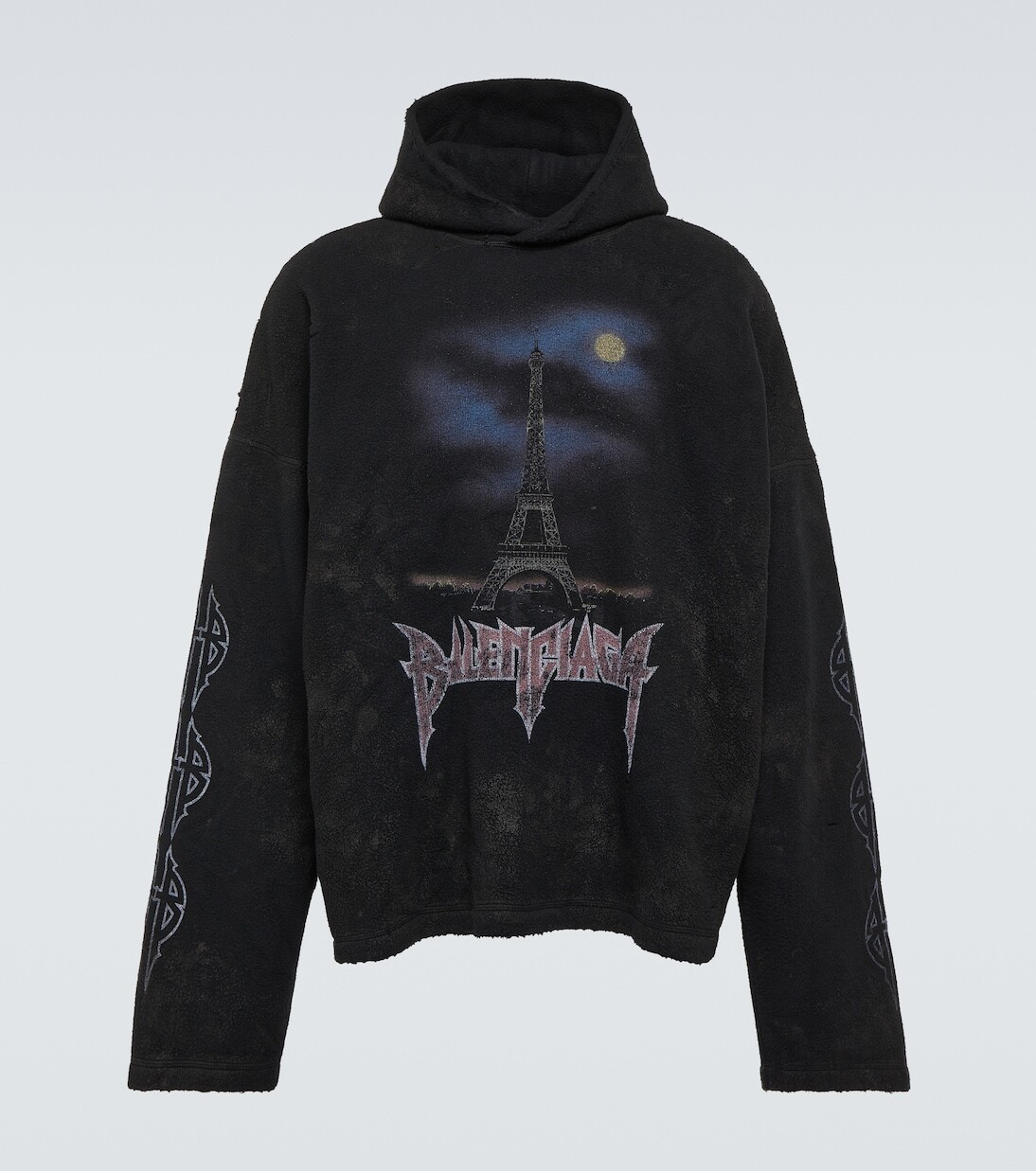 

Толстовка с принтом Balenciaga, черный