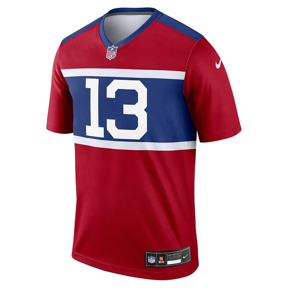 Мужское джерси Nike Jalin Hyatt Century Red New York Giants Alternate Legend Player, цвет Gia Red — фото 3