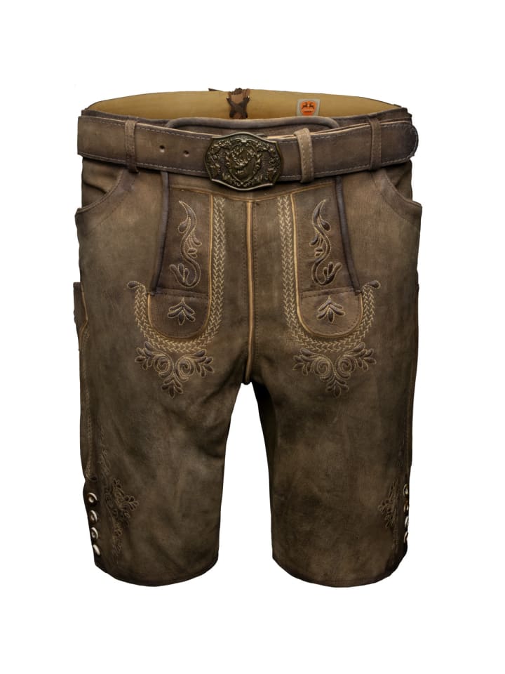 

Maddox Country Кожаные брюки Ermann коричневого цвета