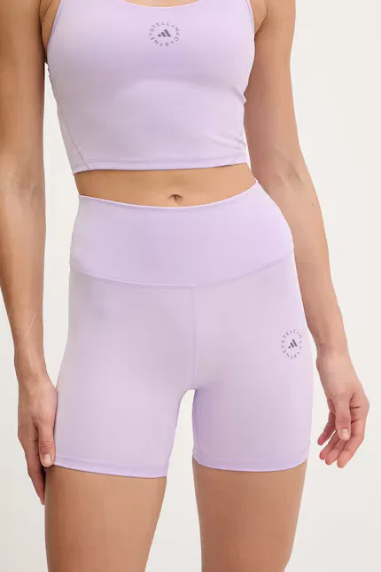 Шорты велосипедные Adidas by Stella McCartney, фиолетовый